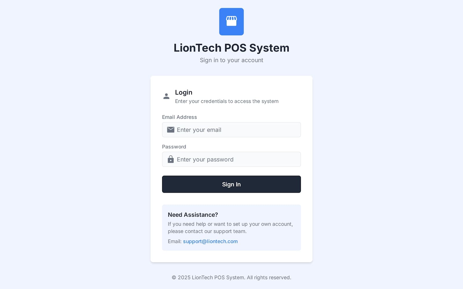 POS System Overview Card